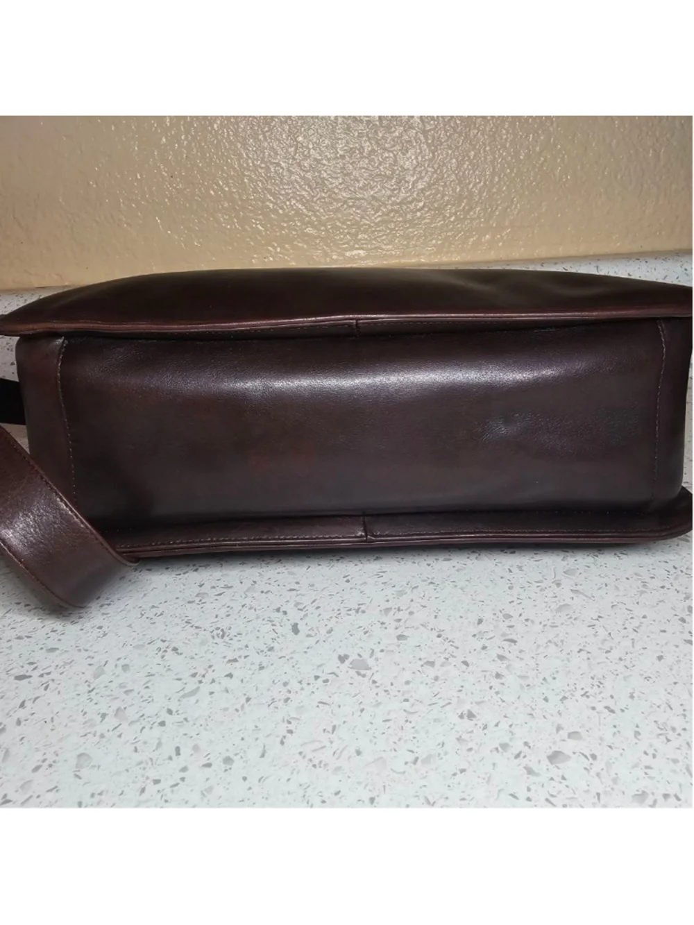 Vintage Bally Brown Leather Shoulder Bag – Made in Italy